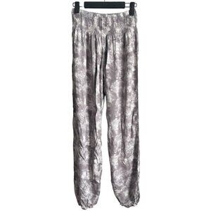 Lotus And Luna Women Harem Pant Sz S/M Smock Loose Boho Hippie Festival Tie Dye